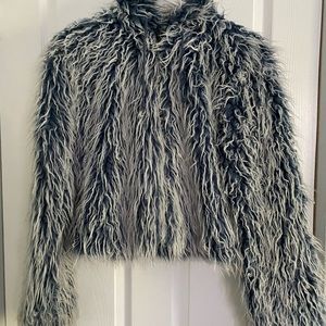Cool DKNY fur jacket. Never worn.